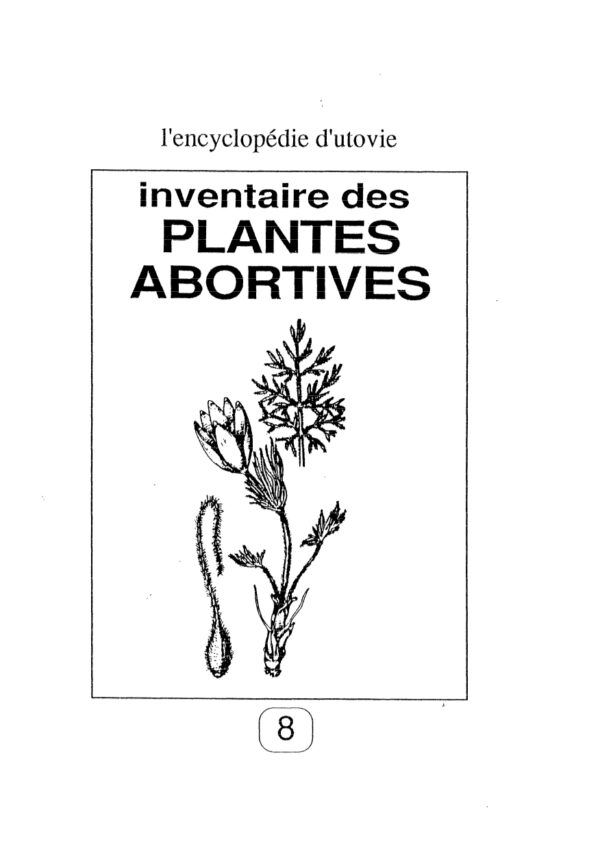 Inventaire des plantes abortives