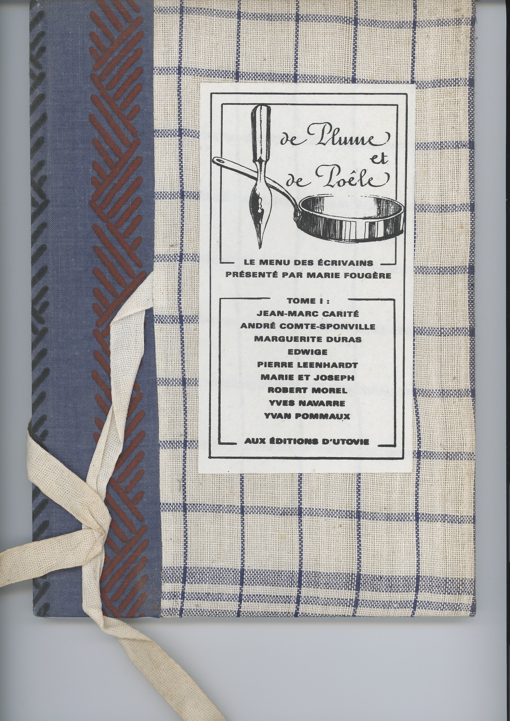 BC (réf. 066) Le menu des écrivains / De plume et de poêle
